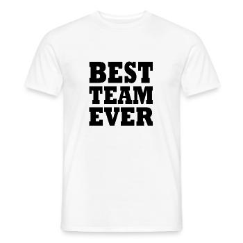 Best team ever - Men's T-Shirt - white - Front - AI Model Male 178 dark (178cm)