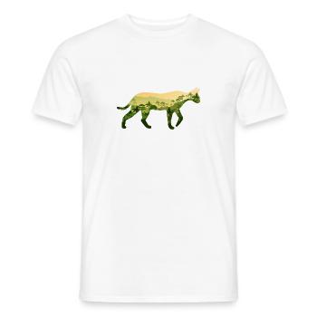 Ocelot - Men's T-Shirt - white - Front - AI Model Male 178 dark (178cm)