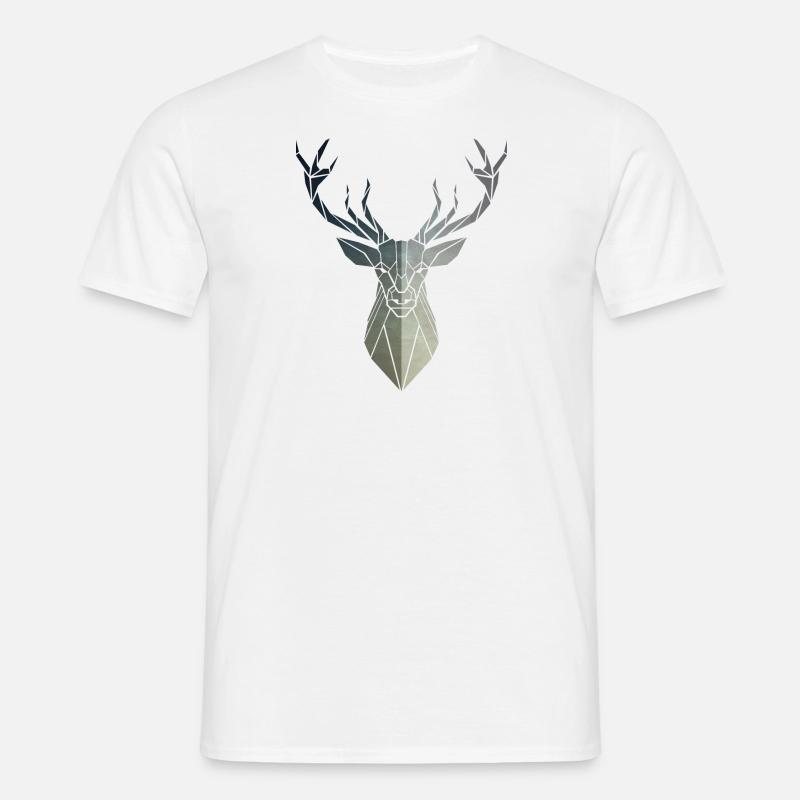 Deer - Männer T-Shirt - Weiß