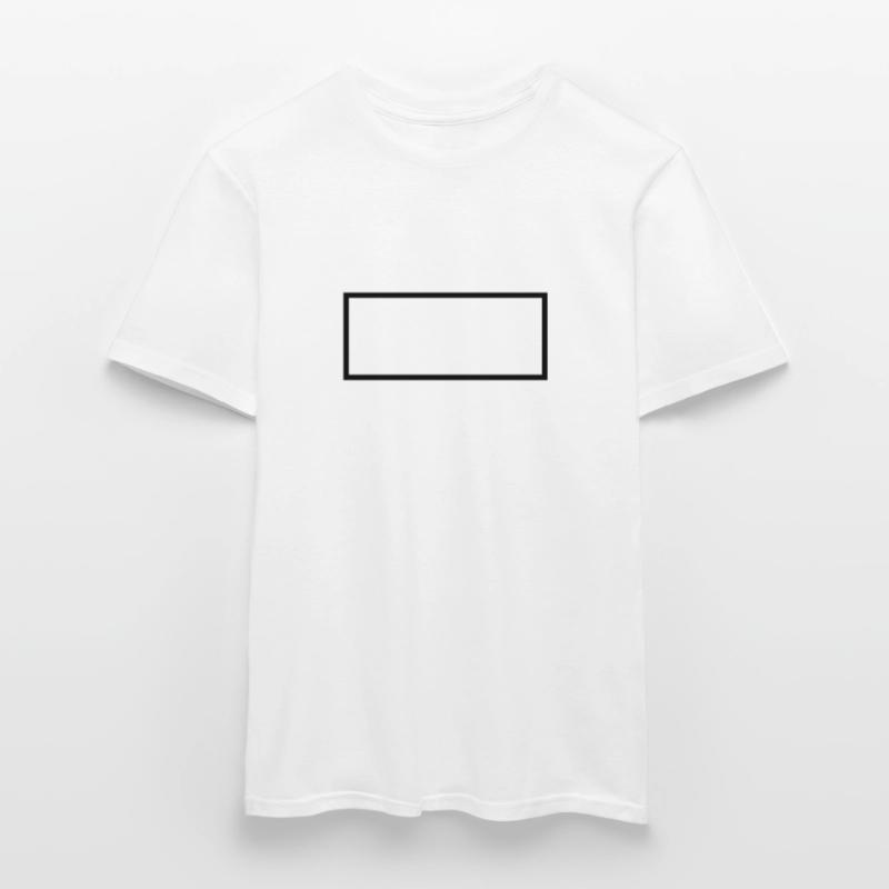 Rectangle - Rechteck - Form - Customize it ! Men’s T-shirt