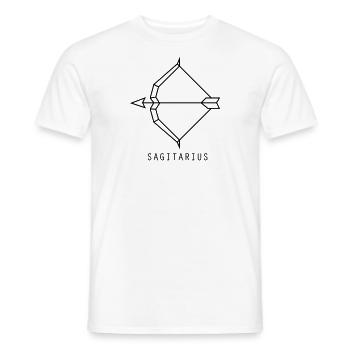 Sagitarius - Männer T-Shirt - Weiß - Vorne - AI Model Male 178 dark (178cm)