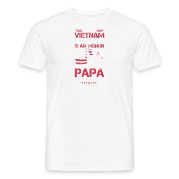 Ein Vietnam-Veteran zu sein, ist ein cooles Geschenk für - Männer T-Shirt - Weiß - Vorne - AI Model Male 178 dark (178cm)