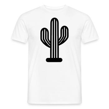 Kaktus - Männer T-Shirt - Weiß - Vorne - AI Model Male 178 dark (178cm)