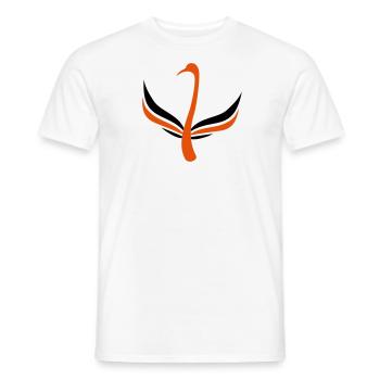 Schwan 2fbg - Männer T-Shirt - Weiß - Vorne - AI Model Male 178 dark (178cm)
