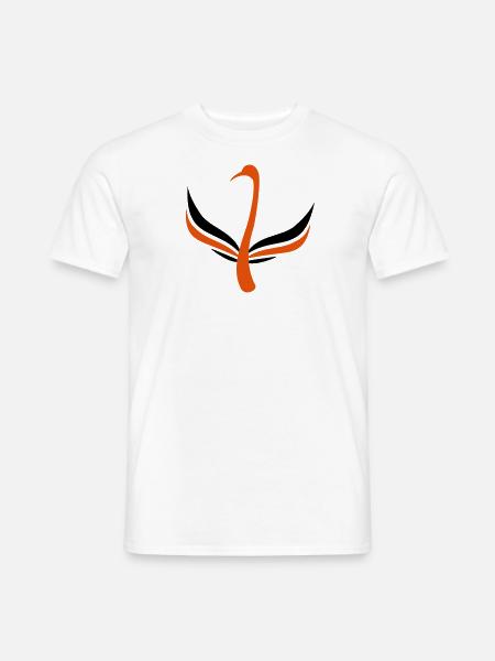 Schwan 2fbg - Männer T-Shirt - Weiß