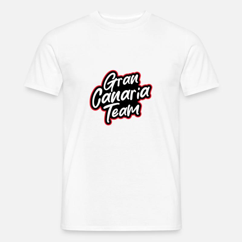 Gran Canaria Team - Männer T-Shirt - Weiß