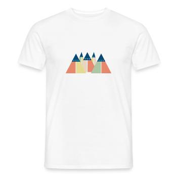 bunte - Männer T-Shirt - Weiß - Vorne - AI Model Male 178 dark (178cm)