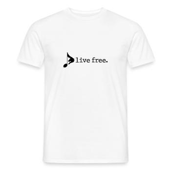 Logo gratuit en direct - T-shirt homme - blanc - Devant - AI Model Male 178 dark (178cm)
