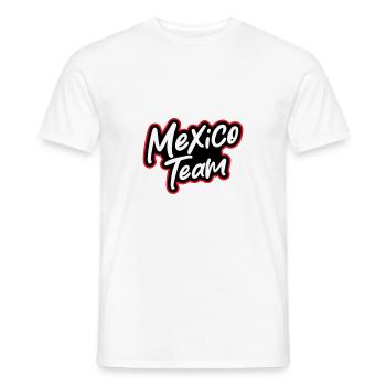 Mexico Team - Men's T-Shirt - white - Front - AI Model Male 178 dark (178cm)