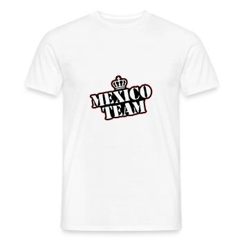Mexico Team - Men's T-Shirt - white - Front - AI Model Male 178 dark (178cm)