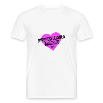 Bachelorette Party 2024 Bachelorette Party - Men's T-Shirt - white - Front - AI Model Male 178 dark (178cm)