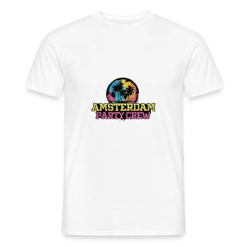 L’équipe de l’équipe de fête d’Amsterdam - T-shirt homme - blanc - Devant - AI Model Male 178 dark (178cm)