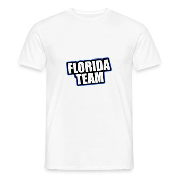 Vacances de voyage de l’équipe de Floride - T-shirt homme - blanc - Devant - AI Model Male 178 dark (178cm)