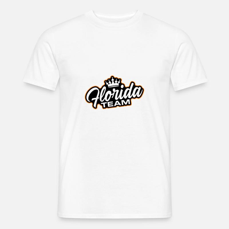 Florida Team - Männer T-Shirt - Weiß
