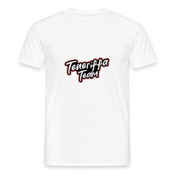 Tenerife Team - Men's T-Shirt - white - Front - AI Model Male 178 dark (178cm)
