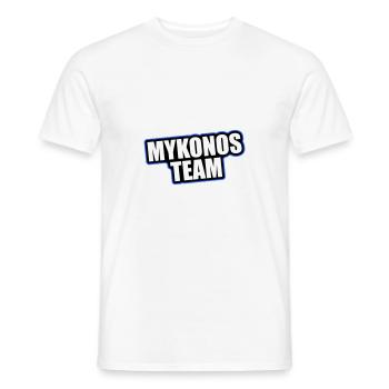 Mykonos Team Reisen Urlaub - Männer T-Shirt - Weiß - Vorne - AI Model Male 178 dark (178cm)