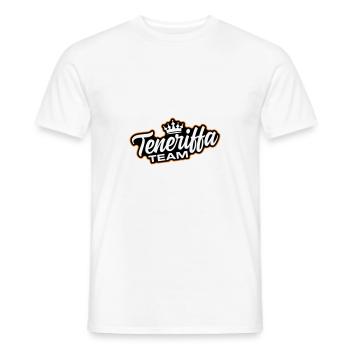 Tenerife Team - Men's T-Shirt - white - Front - AI Model Male 178 dark (178cm)