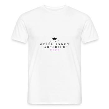 Hen party 2024 - Men's T-Shirt - white - Front - AI Model Male 178 dark (178cm)