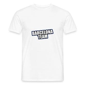 Barcelona Team Travel Holidays - Men's T-Shirt - white - Front - AI Model Male 178 dark (178cm)