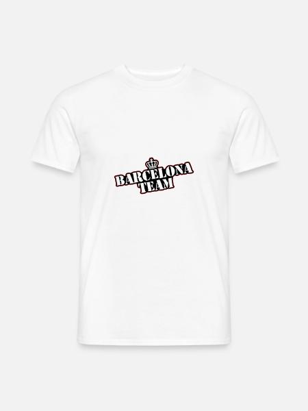 Barcelona Team - Men's T-Shirt - white