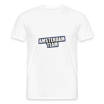 Amsterdam Team Reisen Urlaub - Männer T-Shirt - Weiß - Vorne - AI Model Male 178 dark (178cm)