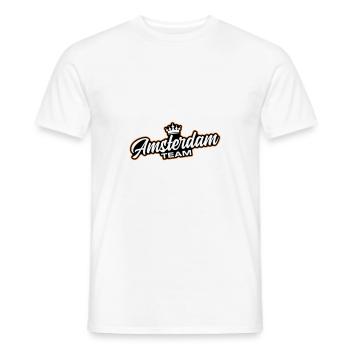Amsterdam Team - Men's T-Shirt - white - Front - AI Model Male 178 dark (178cm)
