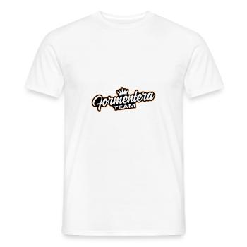 Formentera Team - Men's T-Shirt - white - Front - AI Model Male 178 dark (178cm)