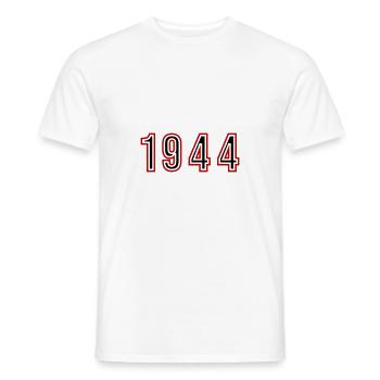 1944 Year Number - Men's T-Shirt - white - Front - AI Model Male 178 dark (178cm)