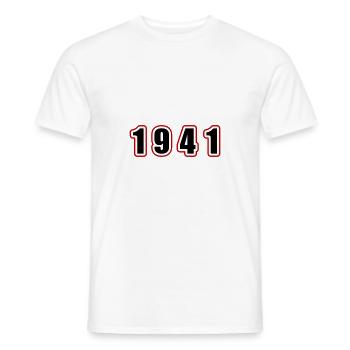 1941 Year Birthday - Men's T-Shirt - white - Front - AI Model Male 178 dark (178cm)
