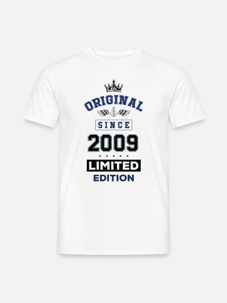2009 limited edition Geburtstag - Mænd T-shirt - hvid