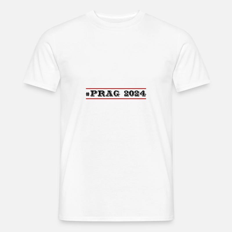 Prag 2024 - Männer T-Shirt - Weiß