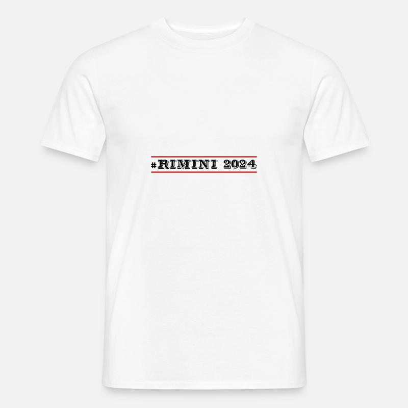Rimini 2024 - Männer T-Shirt - Weiß