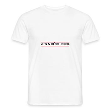 Cancun 2024 - Männer T-Shirt - Weiß - Vorne - AI Model Male 178 dark (178cm)
