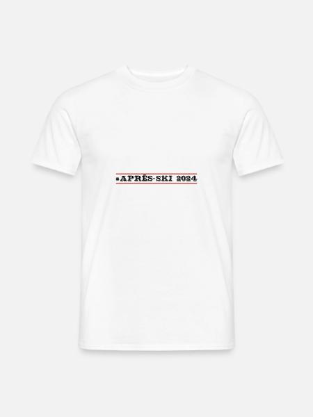Après-ski 2024 - T-shirt homme - blanc