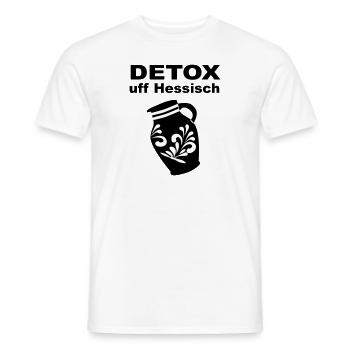 Detox Hessian Bembel - Men's T-Shirt - white - Front - AI Model Male 178 dark (178cm)