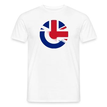 Mod Union Jack combo - Men's T-Shirt - white - Front - AI Model Male 178 dark (178cm)