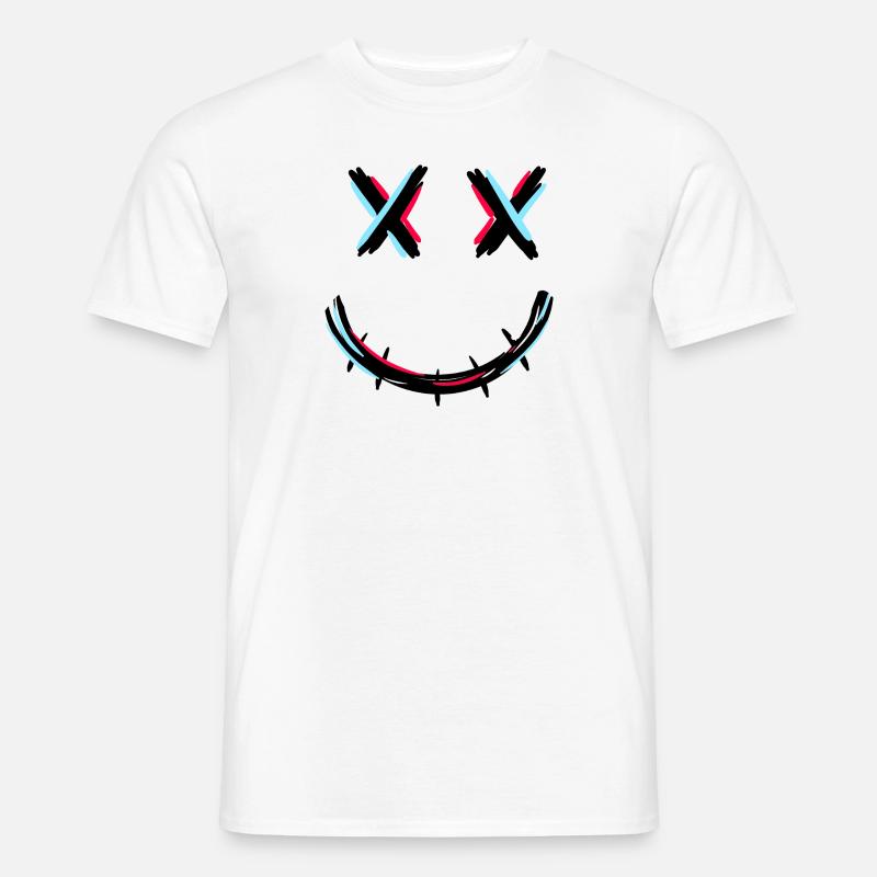 Bocca con cerniera - T-shirt uomo - bianco
