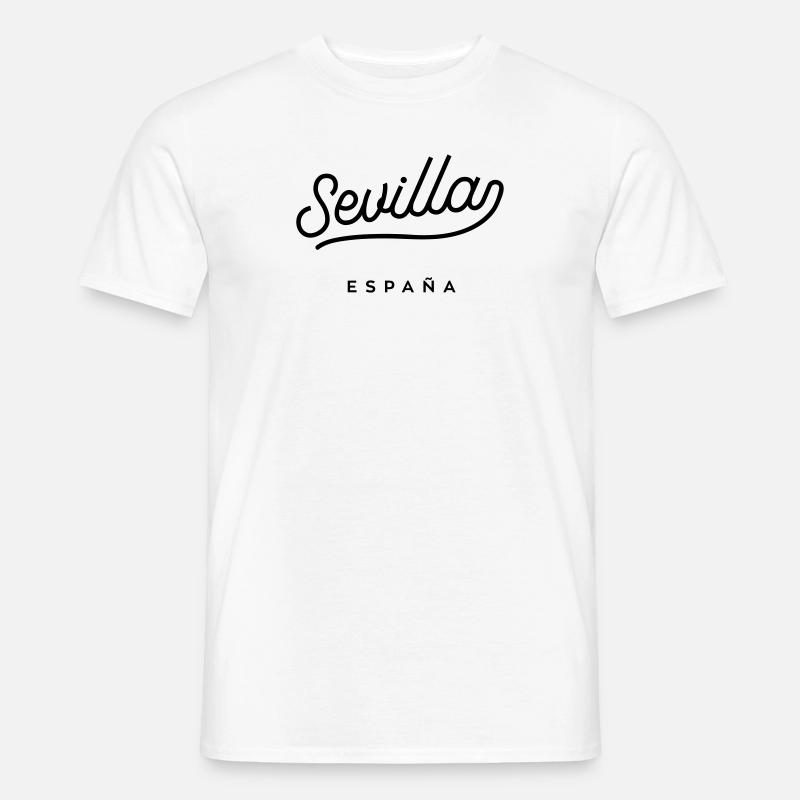 Sevilla - Spanien - Männer T-Shirt - Weiß