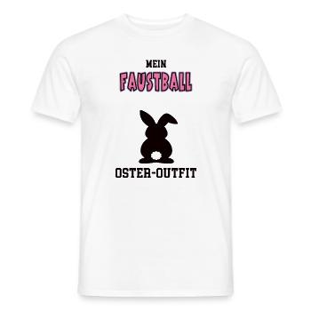 Faustball Spielerin Faustballerin Oster Geschenk - Männer T-Shirt - Weiß - Vorne - AI Model Male 178 dark (178cm)