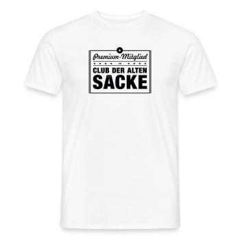 Premium-Mitglied im Club der Alten Säcke - Männer T-Shirt - Weiß - Vorne - AI Model Male 178 dark (178cm)