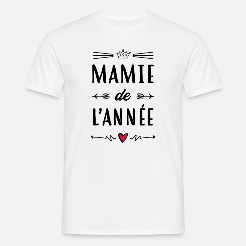 bedstemor bedstefar / bedsteforældre / mom / mum - T-shirt til herrer - hvid
