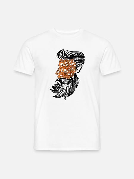 Declaración de barba Humorístico Barba completa Portador de barba - Camiseta hombre - blanco