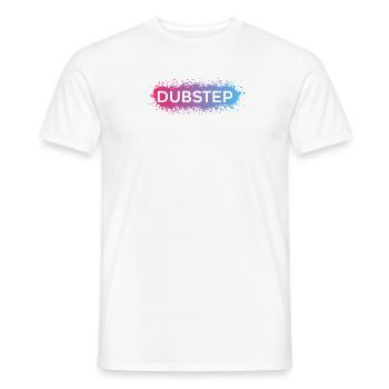 Dubstep Vaporwave Splat - Männer T-Shirt - Weiß - Vorne - AI Model Male 178 dark (178cm)