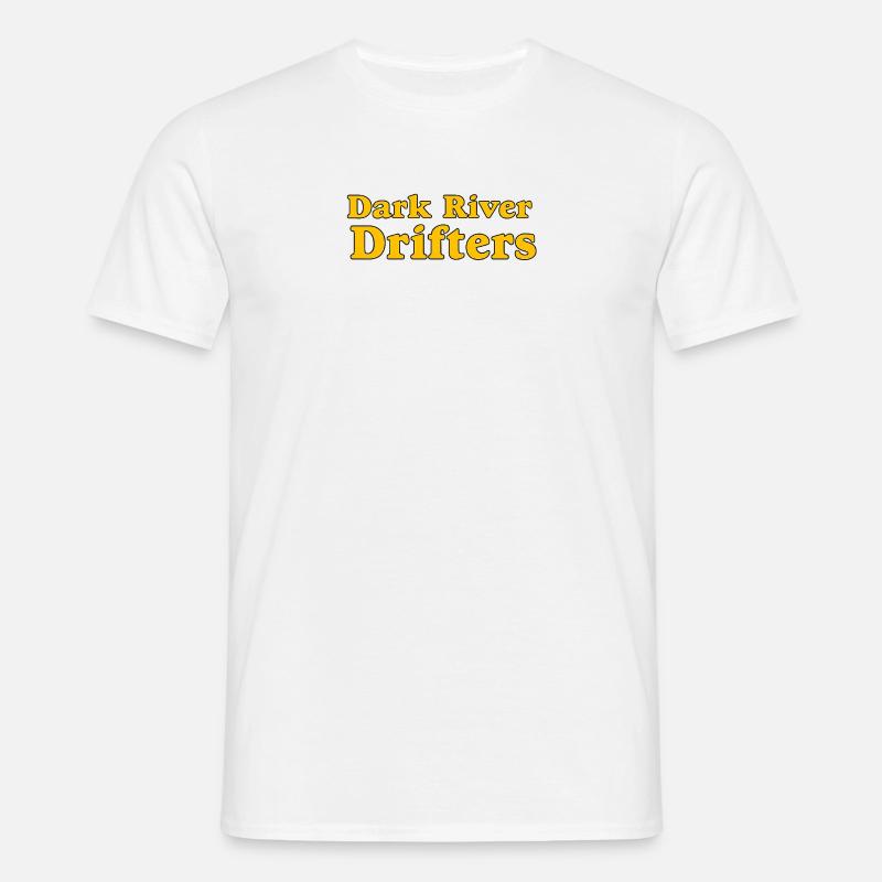 Dunkle Flussdrifter - Männer T-Shirt - Weiß