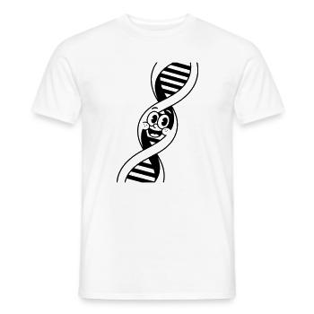 DNA - Männer T-Shirt - Weiß - Vorne - AI Model Male 178 dark (178cm)