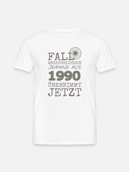 1990 - Männer T-Shirt - Weiß
