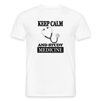 Medizin studieren Medizin Studium Arzt Geschenk - Männer T-Shirt - Weiß - Vorne - AI Model Male 178 dark (178cm)