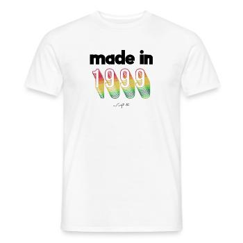 made in 1999 limited edition - T-shirt homme - blanc - Devant - AI Model Male 178 dark (178cm)