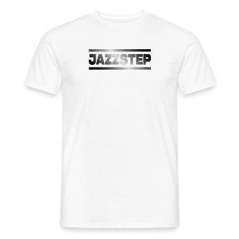 Jazzstep Drum n Bass DNB Junglist Drum and Bass - Männer T-Shirt - Weiß - Vorne - AI Model Male 178 dark (178cm)