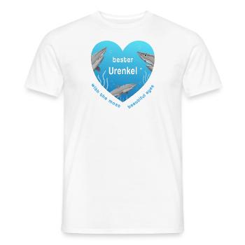 bester Urenkel - Männer T-Shirt - Weiß - Vorne - AI Model Male 178 dark (178cm)